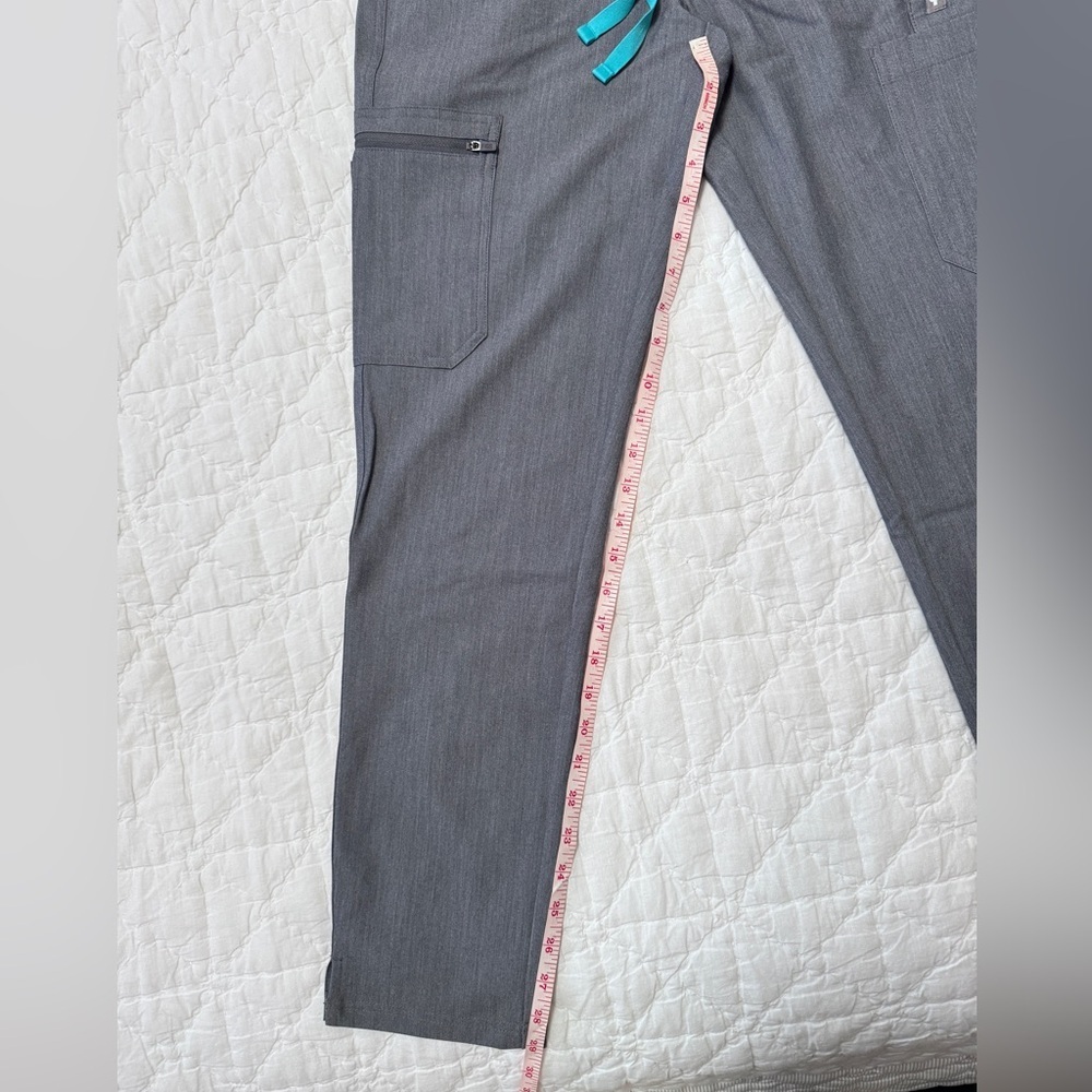 NWT High Waites Yola Scrub Pants In Graphite - Picture 4 of 6